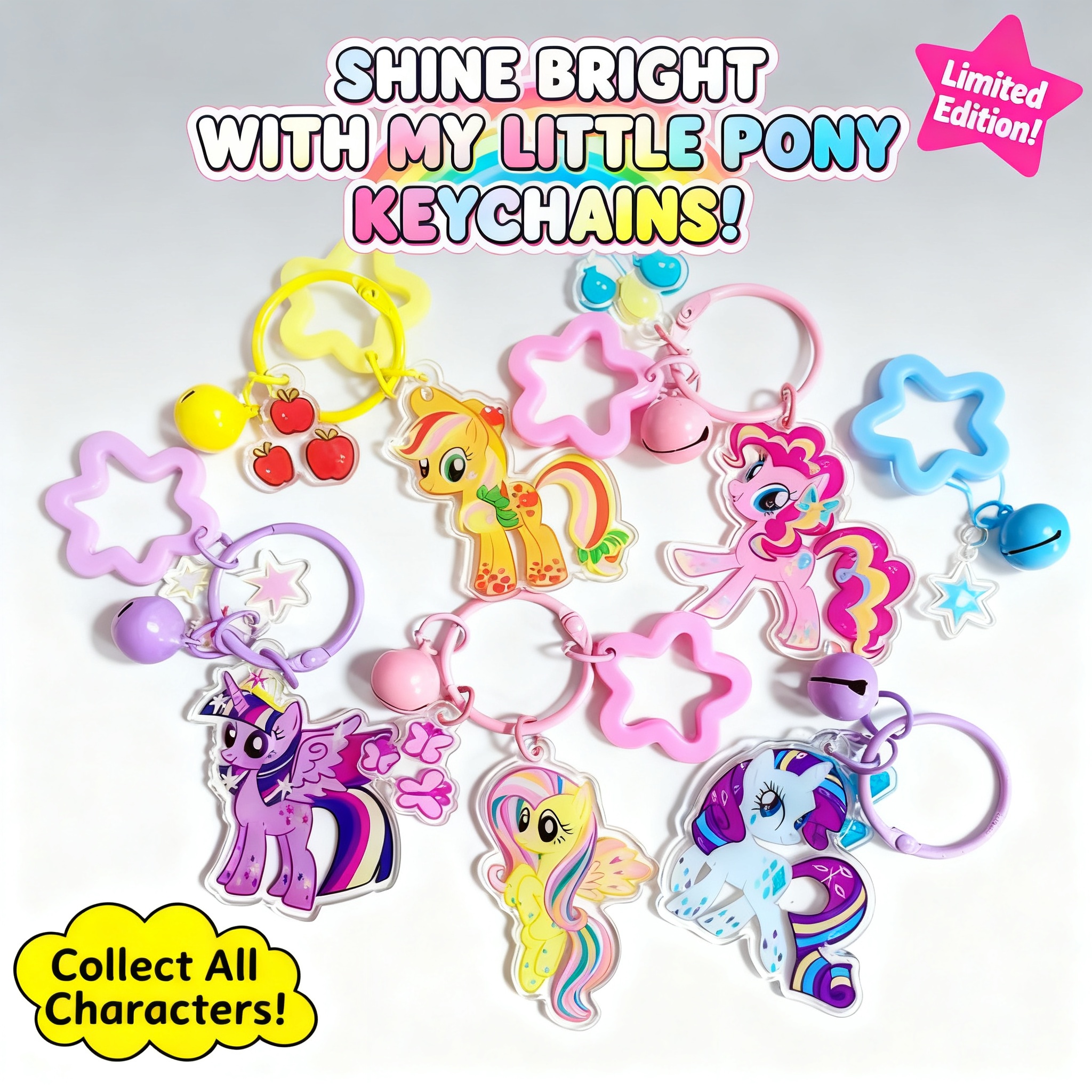 Car Accessories Girl - Anime Kawaii Unicorn Keychain Fashion Key