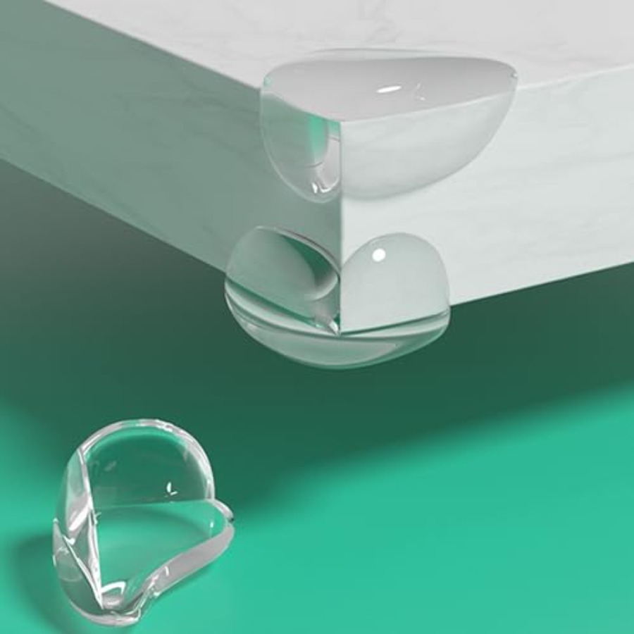 Bumper Guard Protector - 16 Pack Clear L Shape Corner
