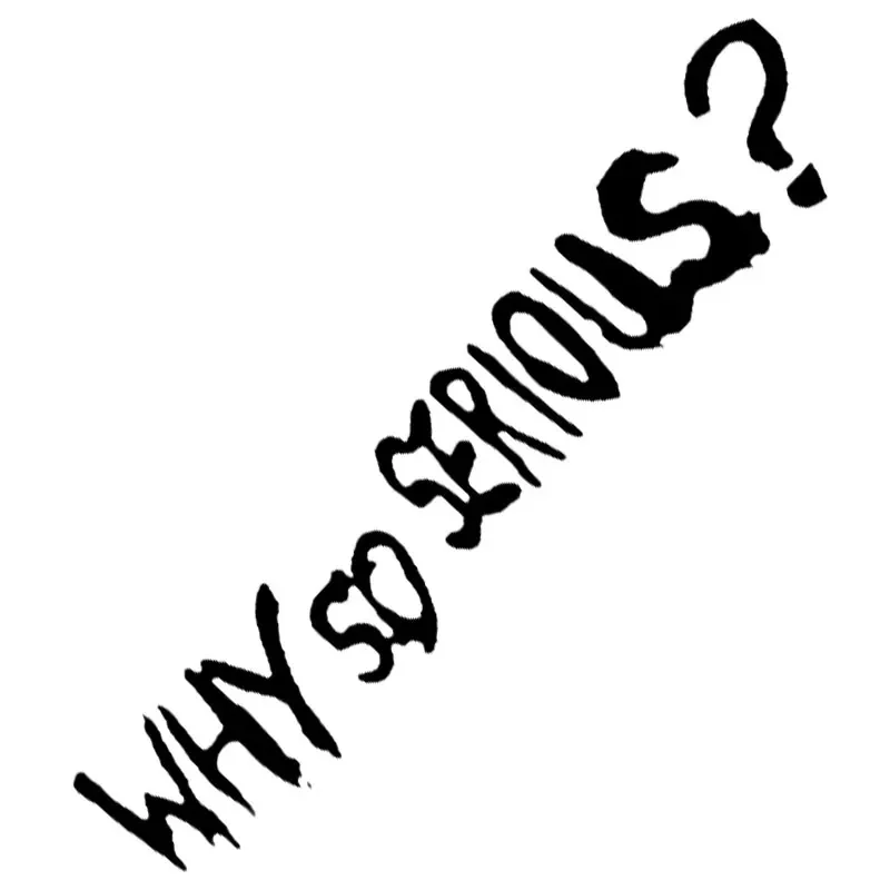 Car Accessories Joker - Car Stickers Why So Serious? Movie