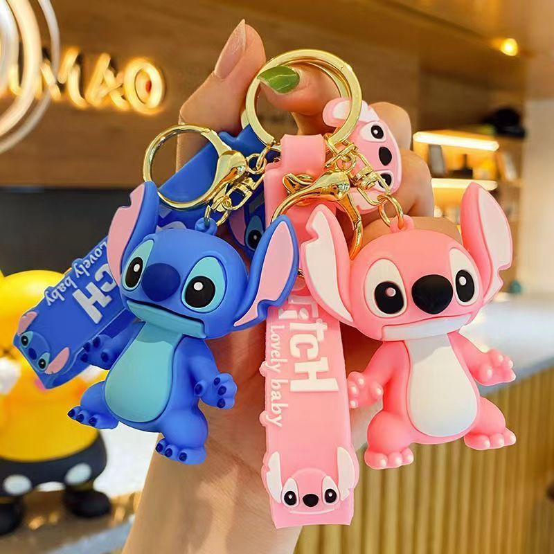 Car Accessories Girl - New Anime Stitch Toys Keychain Figure