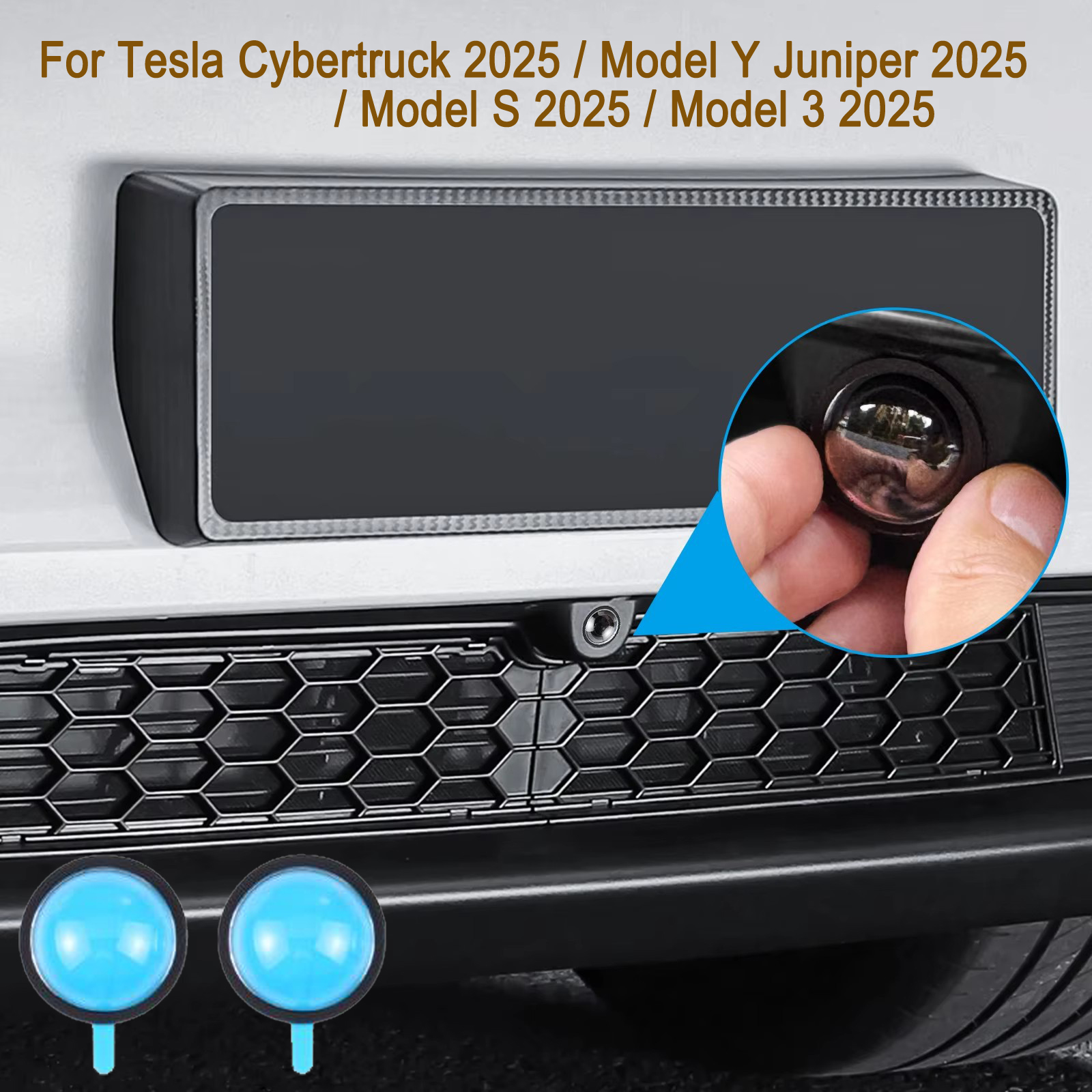 Bumper Guard Protector - Front Bumper Camera Lens Guard PC