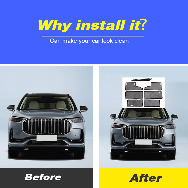 Car Accessories You Need - Vtear Car Front Grille Insect Net