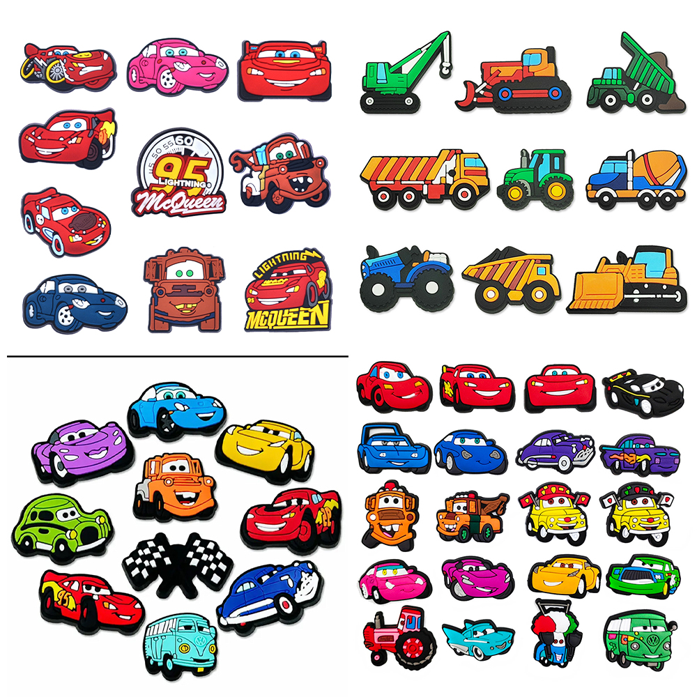 Car Accessories Xmas Gifts - 9/10/20PCS Hot Toys Cartoon Shoe Charms