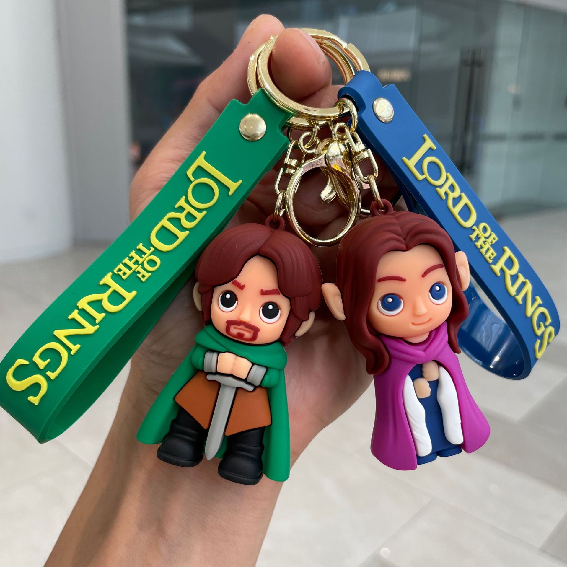 Movie Lord Rings Keychain Anim - مراجعة Car Accessories Xmas Gifts وسعره
