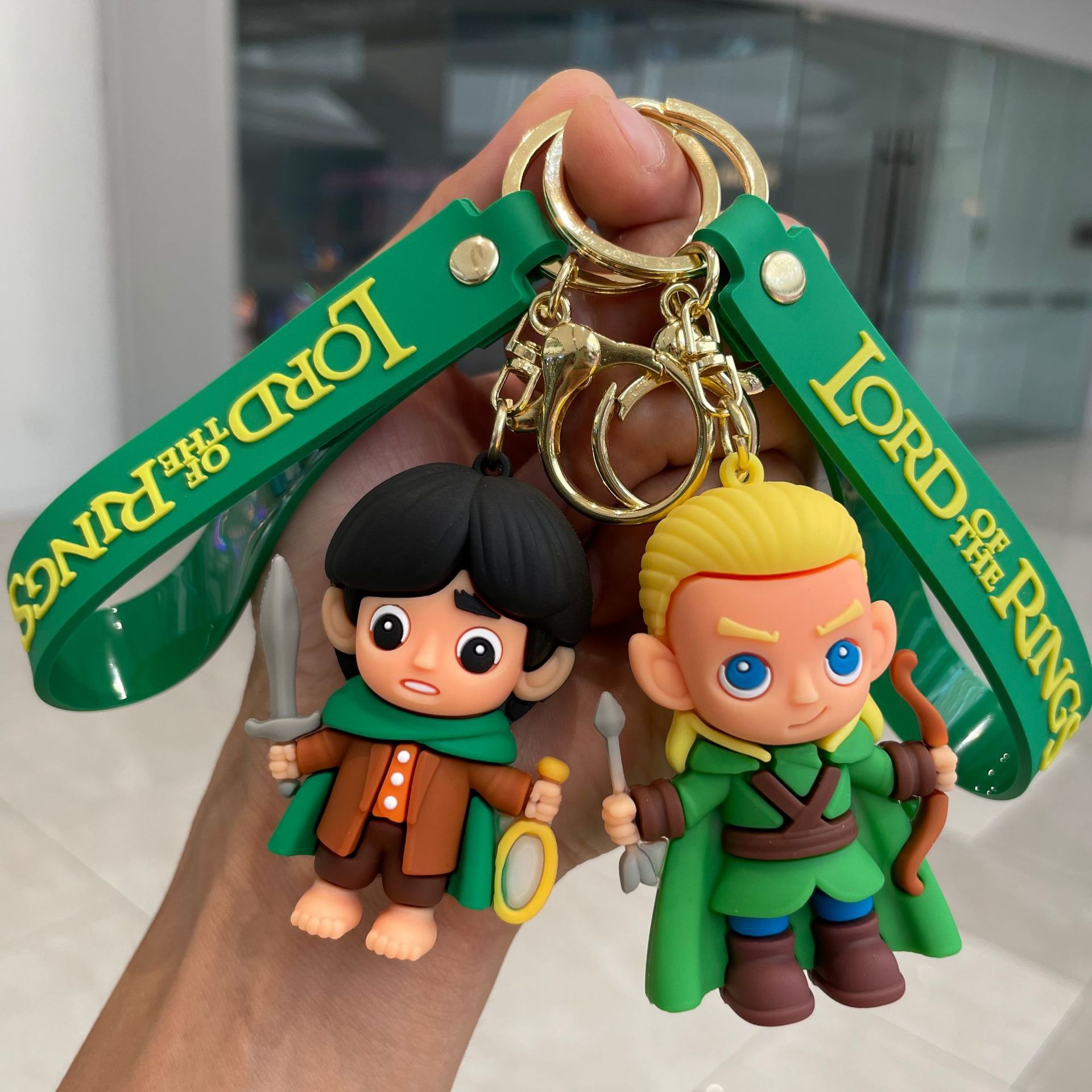 Movie Lord Rings Keychain Anim - مراجعة Car Accessories Xmas Gifts وسعره