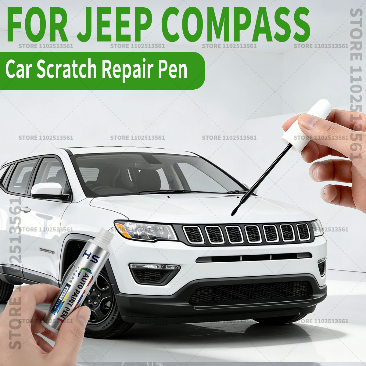 For Jeep Compass Paint Repair  - مراجعة Car Accessories For Winter وسعره