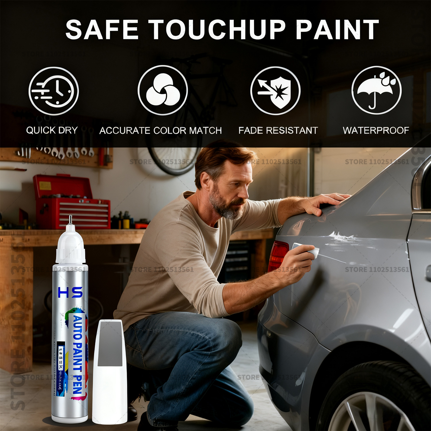 For Jeep Compass Paint Repair  - مراجعة Car Accessories For Winter وسعره