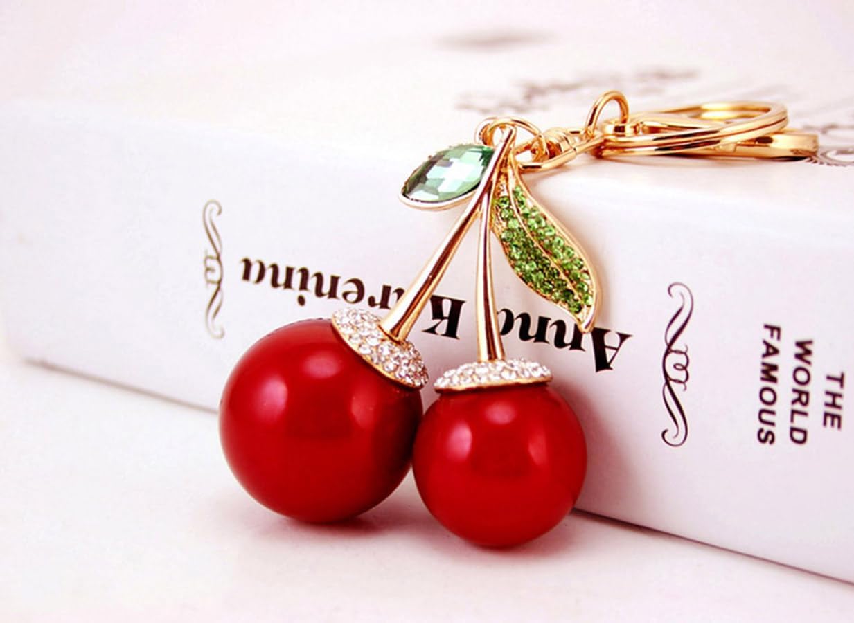 One Pack Cute Cherry Fruit Rhi - مراجعة Car Accessories Girl وسعره