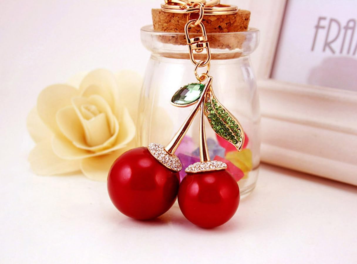 One Pack Cute Cherry Fruit Rhi - مراجعة Car Accessories Girl وسعره