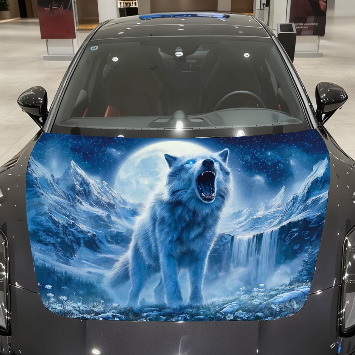 Winter Mountain Night Scene Wo - مراجعة Car Accessories For Winter وسعره