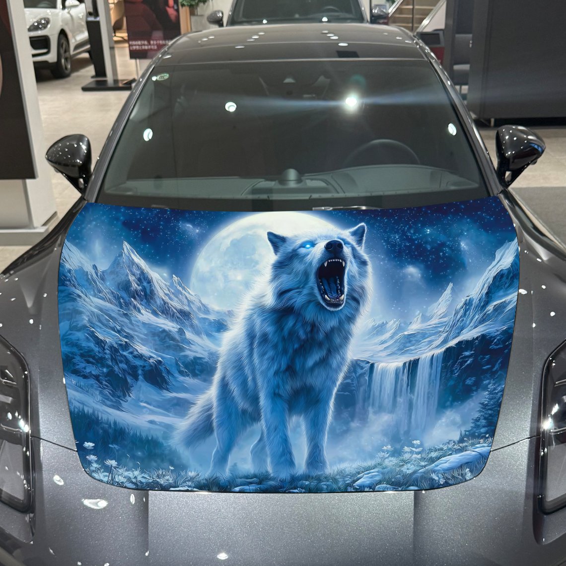 Winter Mountain Night Scene Wo - مراجعة Car Accessories For Winter وسعره
