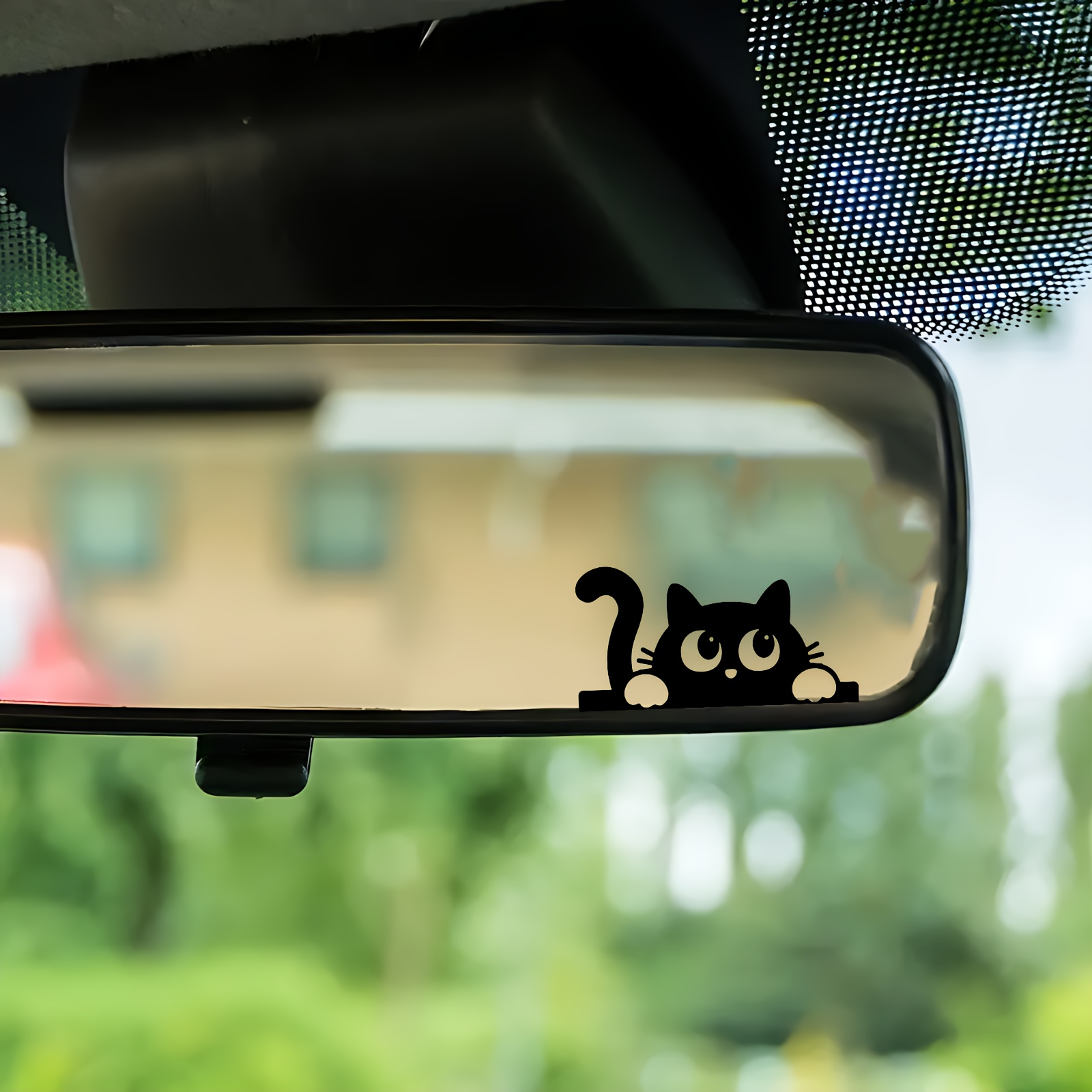 Cute Cat Car Rearview Mirror S - مراجعة Car Accessories Xmas Gifts وسعره