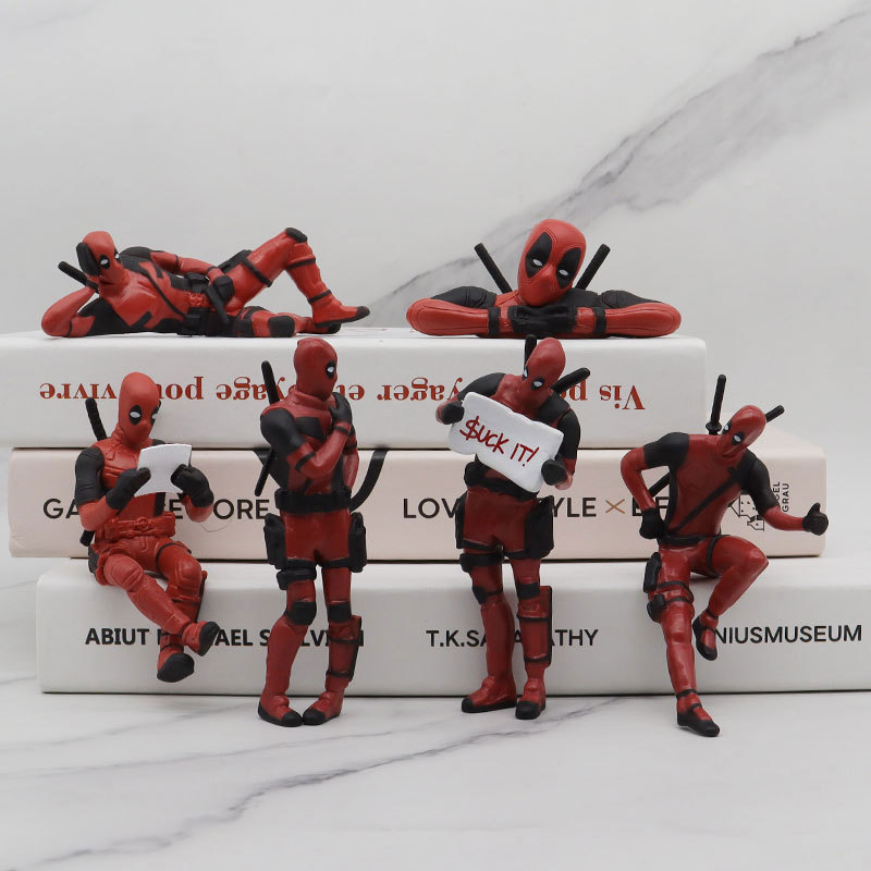 6 Desk Decoration Deadpool Car - مراجعة Car Accessories Joker وسعره