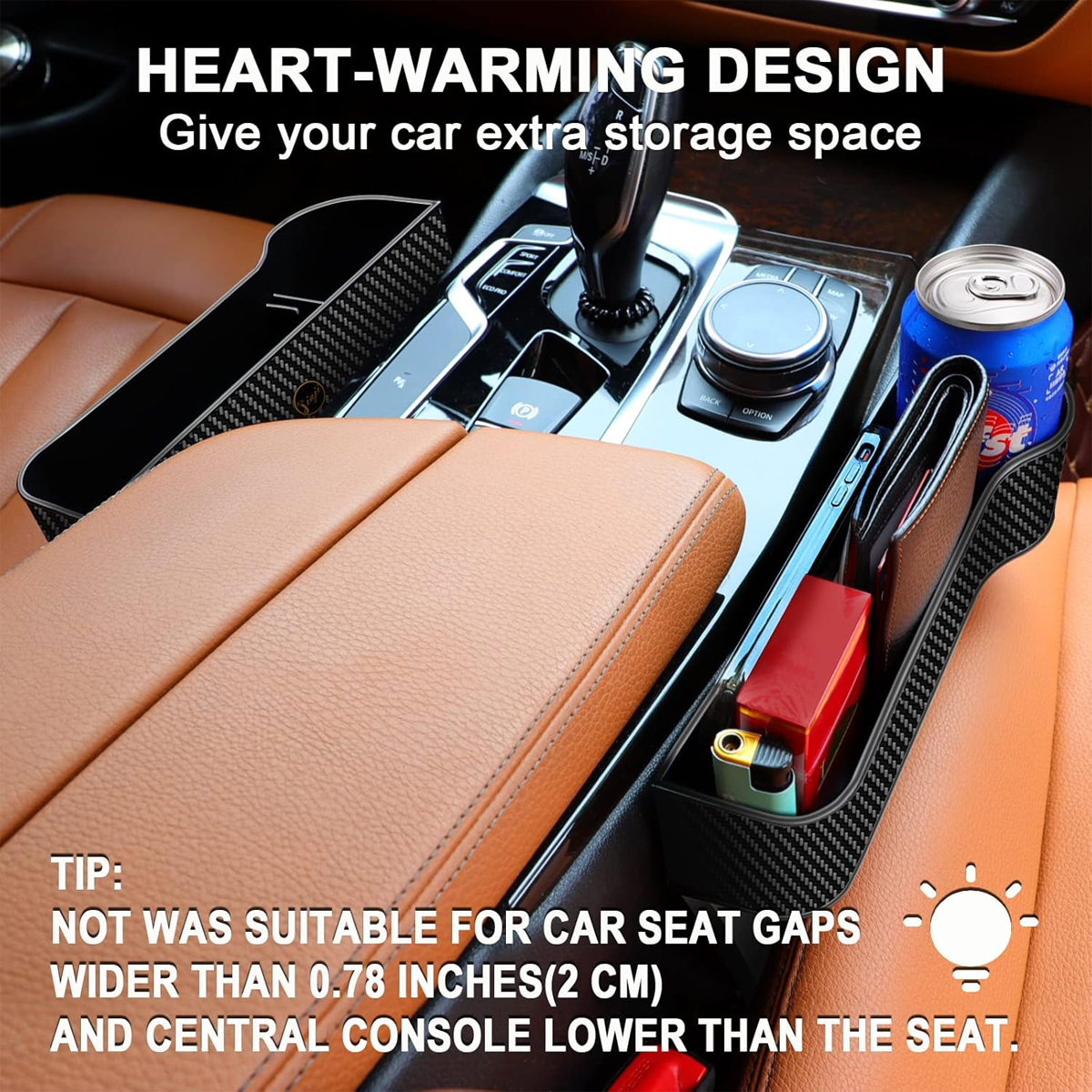 Car Seat Gap Storage Box, Mult - مراجعة Car Accessories In Store وسعره