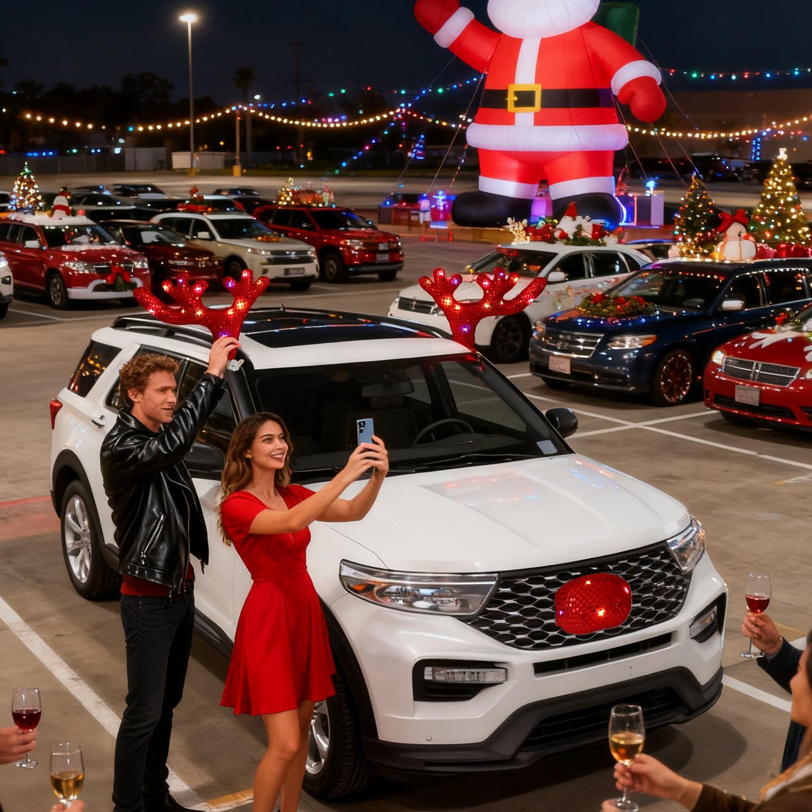 Car Christmas Decorations Cute - مراجعة Car Accessories For Winter وسعره