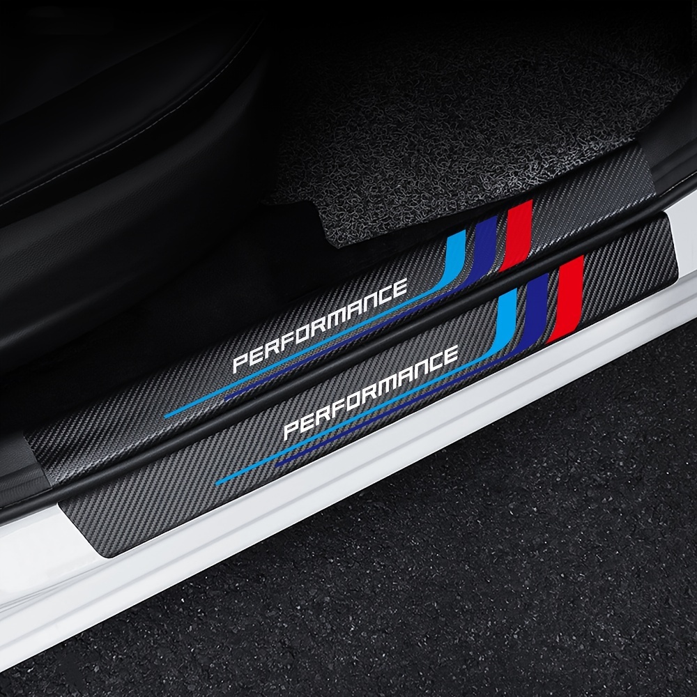 4pcs Carbon Fiber Sill Plate S - مراجعة Car Accessories Quotes وسعره