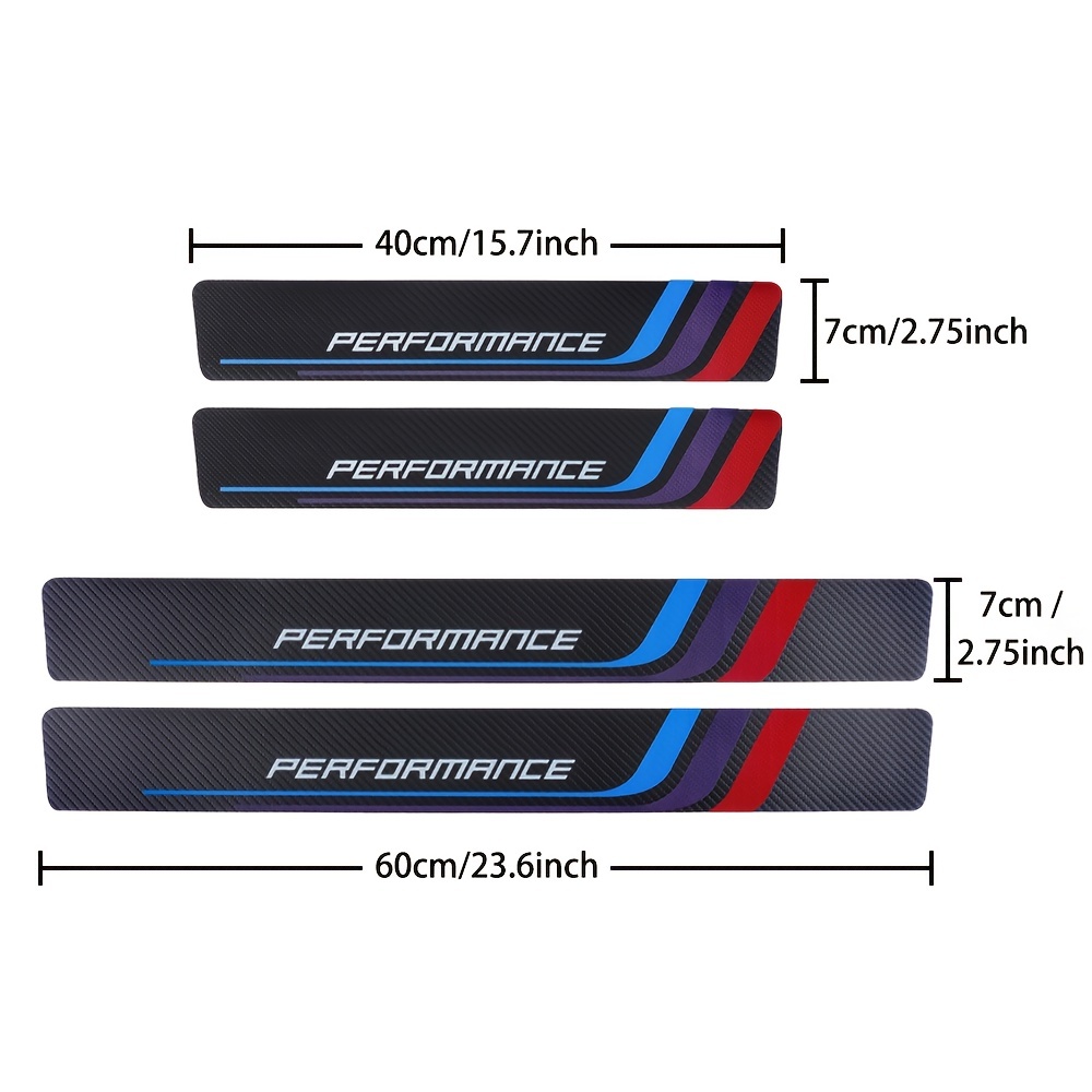 4pcs Carbon Fiber Sill Plate S - مراجعة Car Accessories Quotes وسعره