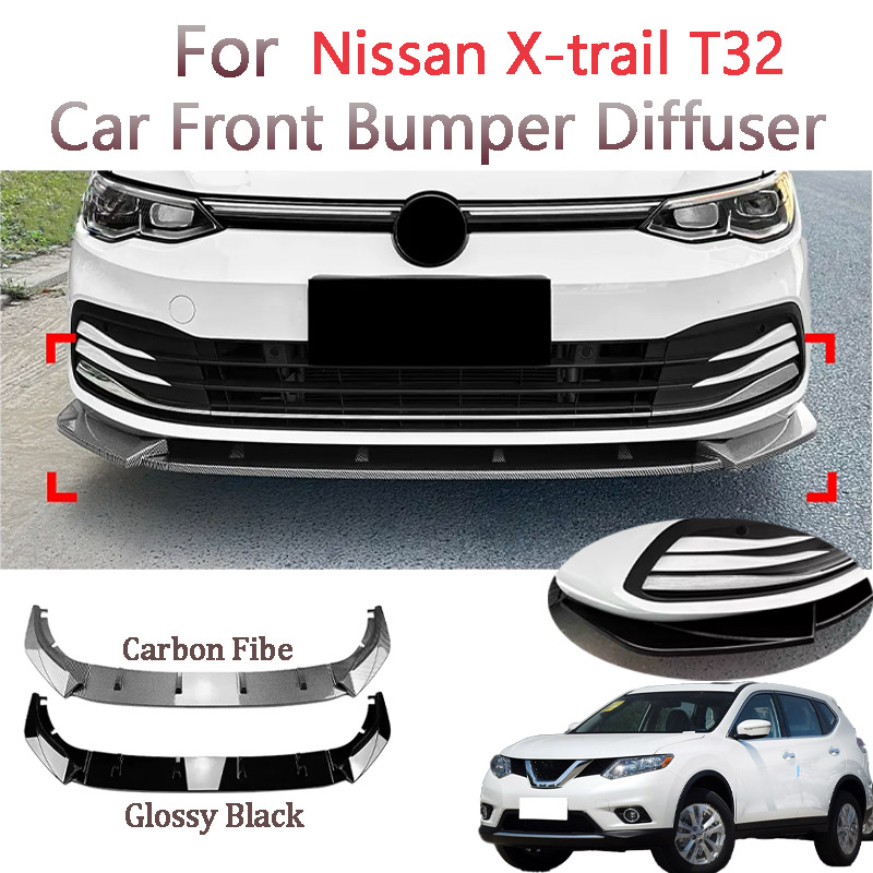 New Car Gloss Black Front Bump - مراجعة Car Accessories Nissan Xtrail وسعره
