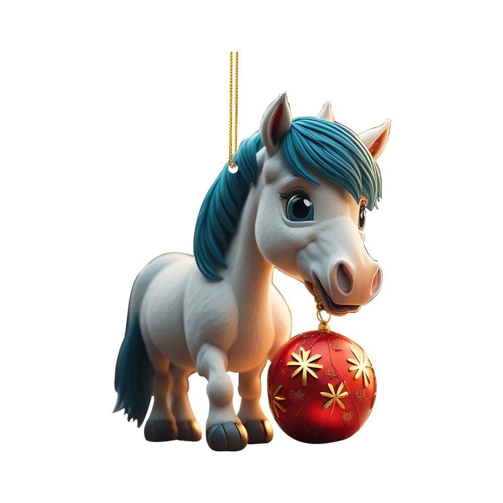 2D Flat Christmas Hanging Pend - مراجعة Car Accessories Xmas Gifts وسعره