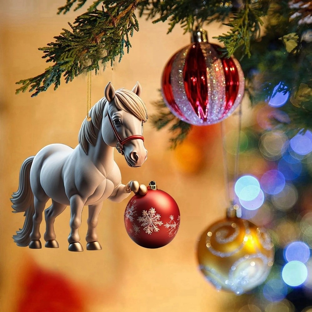 2D Flat Christmas Hanging Pend - مراجعة Car Accessories Xmas Gifts وسعره