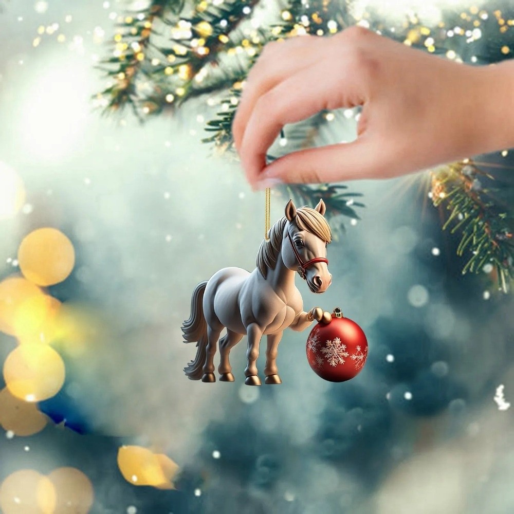 2D Flat Christmas Hanging Pend - مراجعة Car Accessories Xmas Gifts وسعره