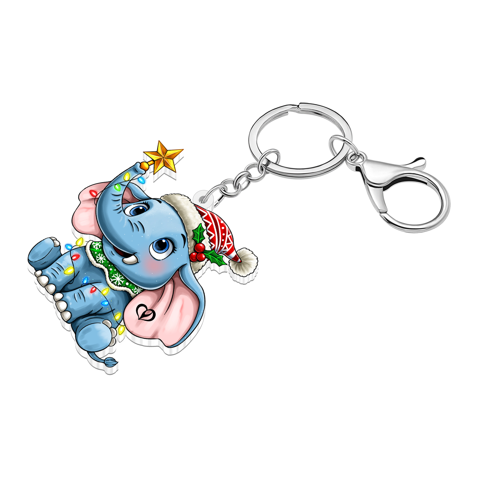 WEVENI Acrylic Christmas Blue  - مراجعة Car Accessories Xmas Gifts وسعره