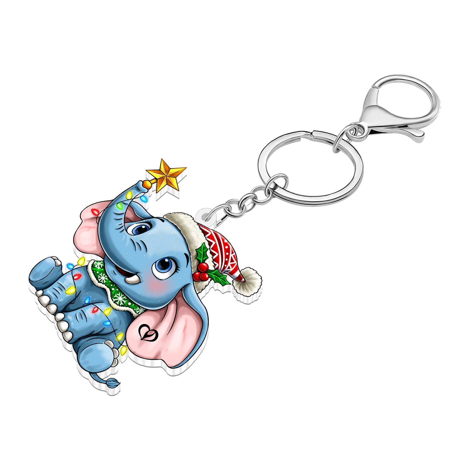 WEVENI Acrylic Christmas Blue  - مراجعة Car Accessories Xmas Gifts وسعره