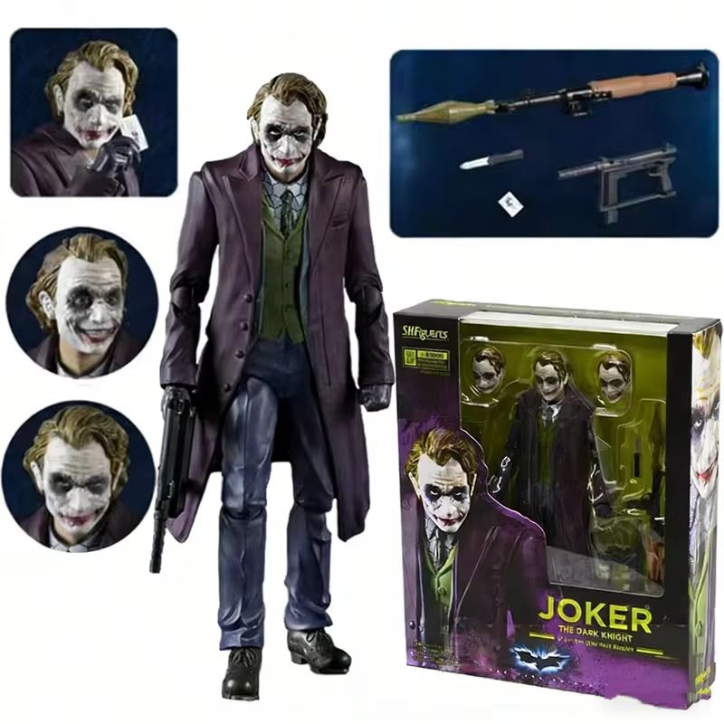 15cm Anime SHF The Dark Knight - مراجعة Car Accessories Joker وسعره