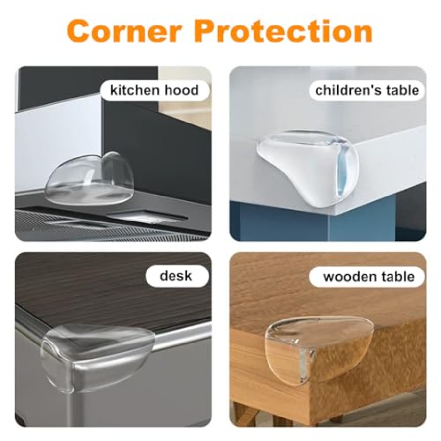 16 Pack Clear L Shape Corner P - مراجعة Bumper Guard Protector وسعره