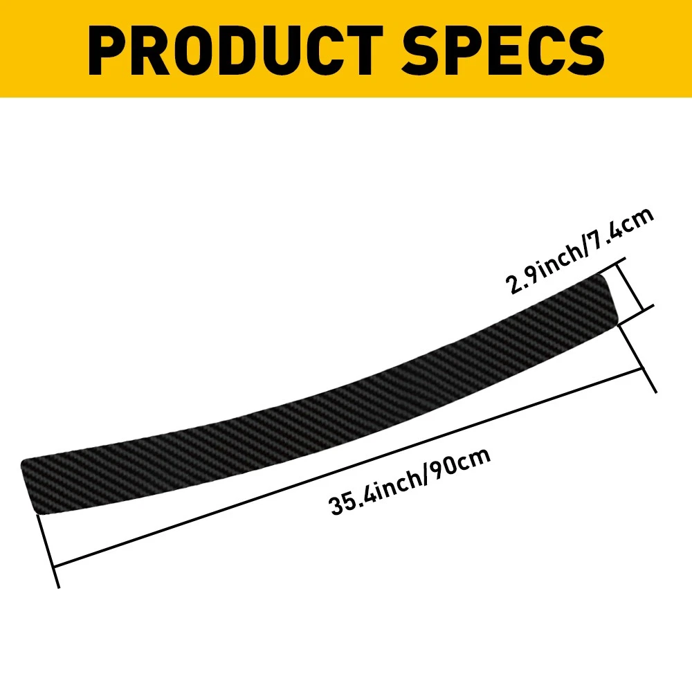90cm Car Rear Bumper Sill Body - مراجعة Bumper Guard Protector وسعره