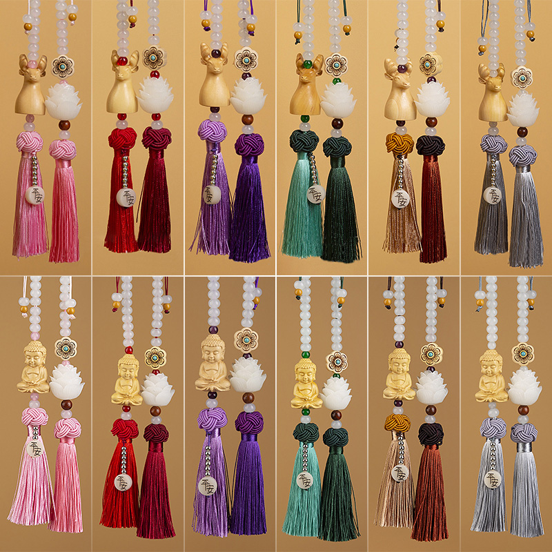 Multicolor Chinese Style Lucky - مراجعة Car Accessories Xmas Gifts وسعره