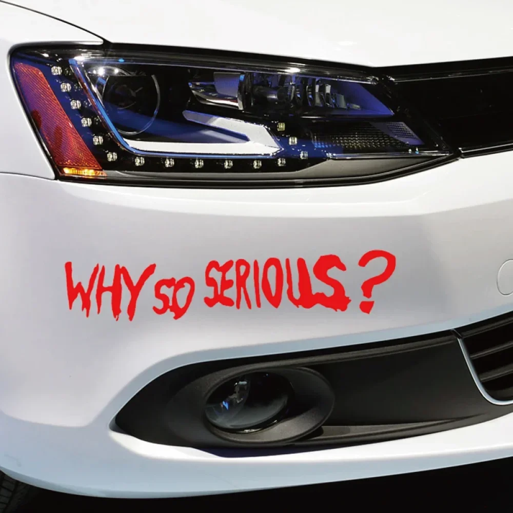Car Stickers Why So Serious? M - مراجعة Car Accessories Joker وسعره