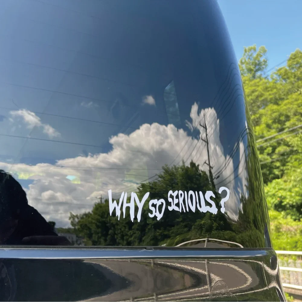 Car Stickers Why So Serious? M - مراجعة Car Accessories Joker وسعره