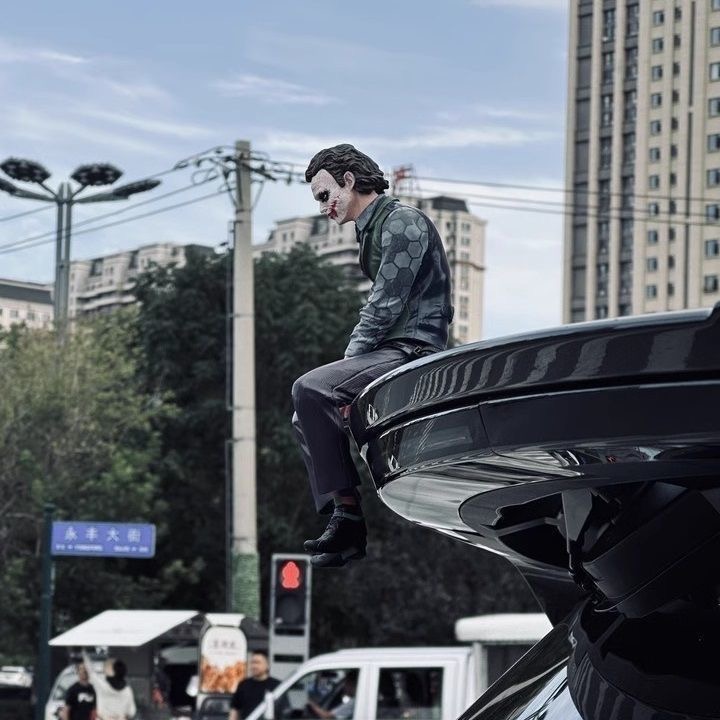 New Joker Heath Ledger Action  - مراجعة Car Accessories Joker وسعره
