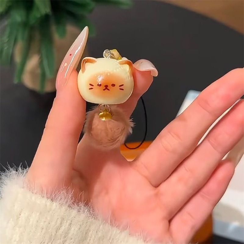 5Pcs Cartoon Graffiti Cat Key  - مراجعة Car Accessories Xmas Gifts وسعره