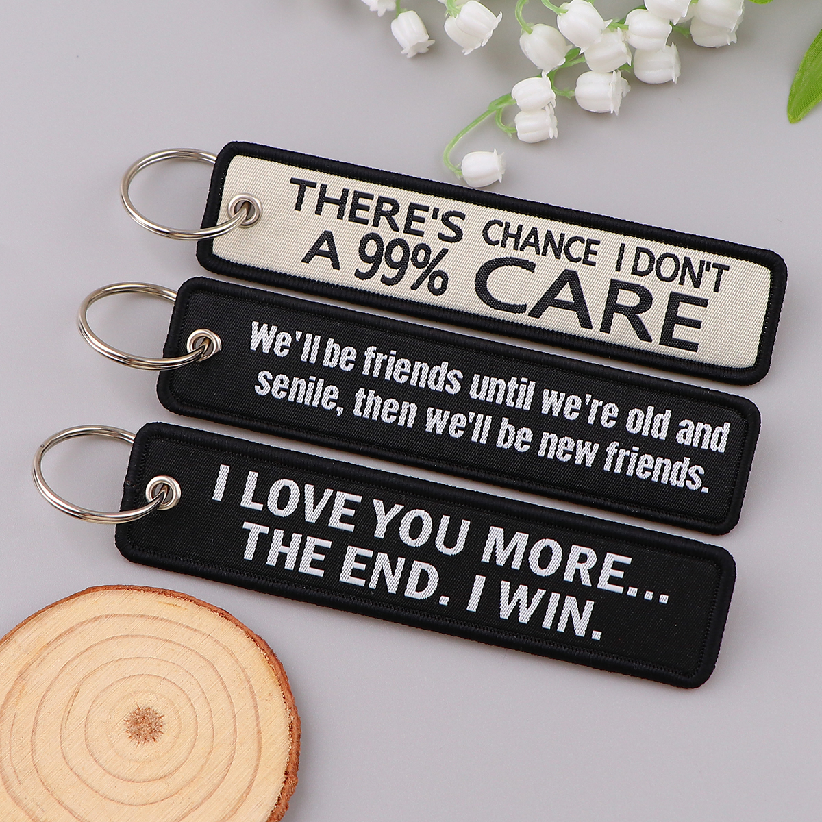 Van Gogh Embroidery Key Fobs K - مراجعة Car Accessories Girl وسعره