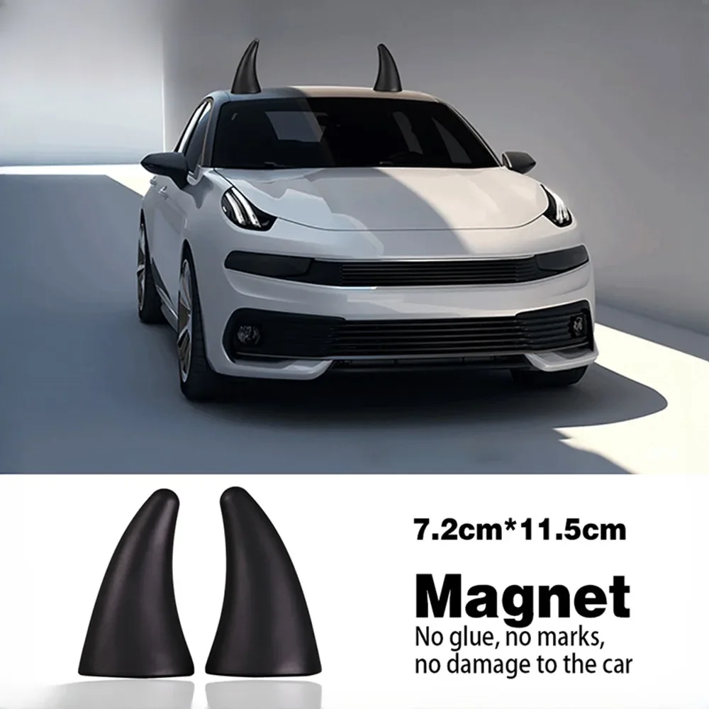 1/2PCS 3D Devil Horn Car Roof  - مراجعة Car Accessories Quotes وسعره