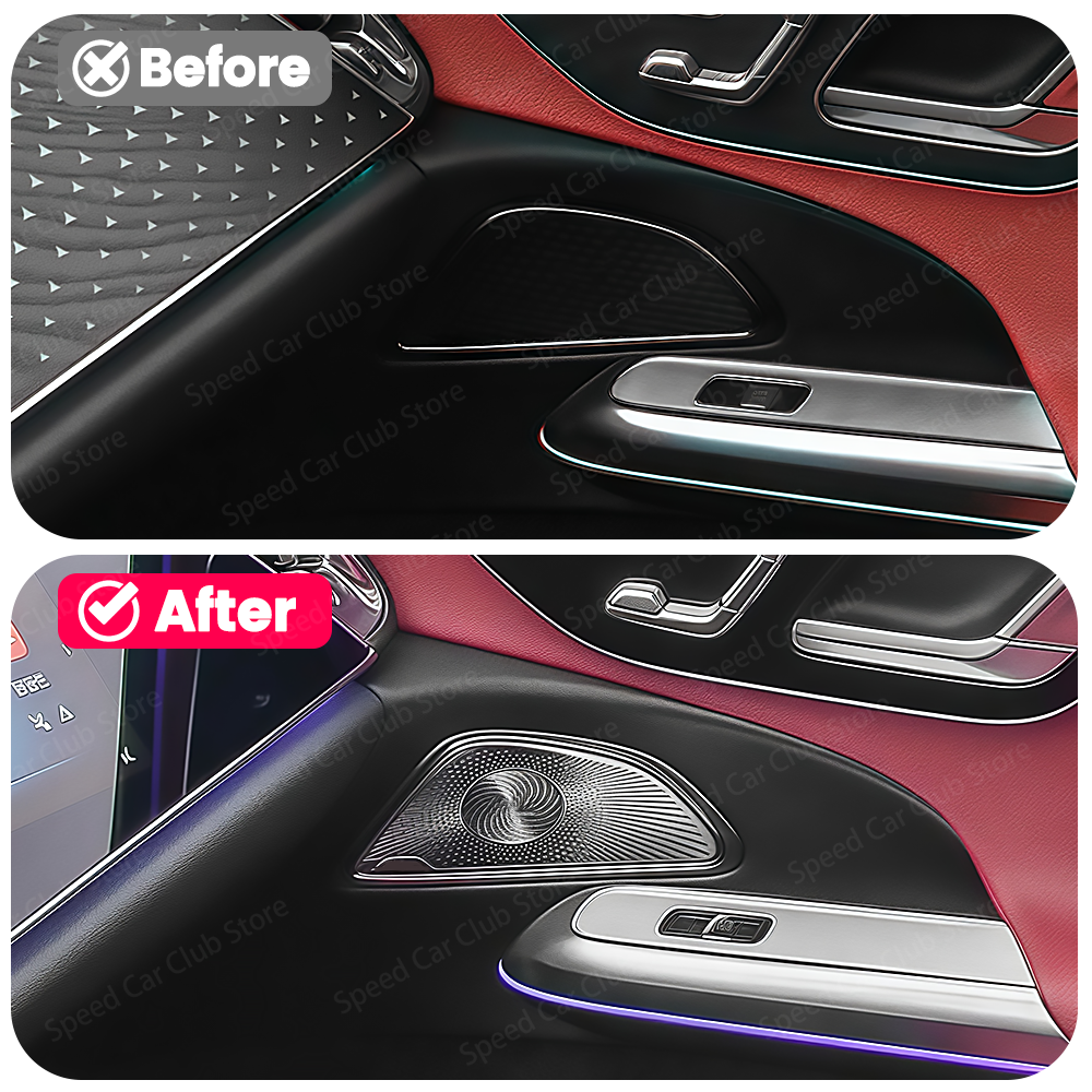 Decorative No LED Speaker Cove - مراجعة Car Accessories Mercedes وسعره