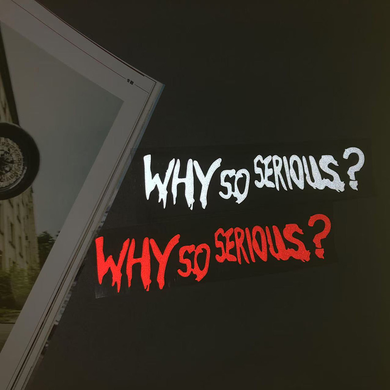 Why So Serious Decals Motorcyc - مراجعة Car Accessories Joker وسعره