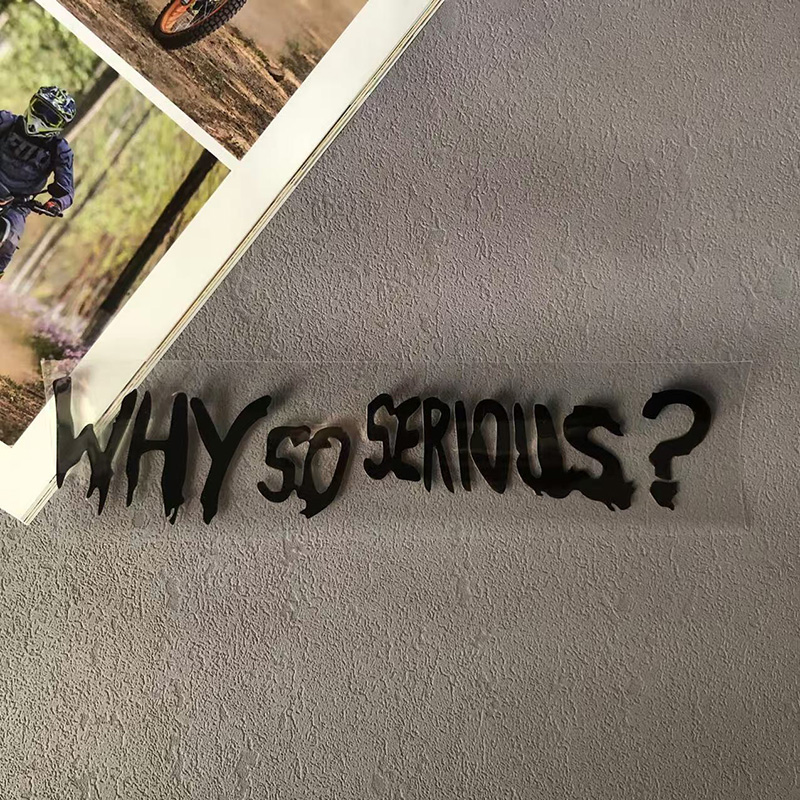 Why So Serious Decals Motorcyc - مراجعة Car Accessories Joker وسعره