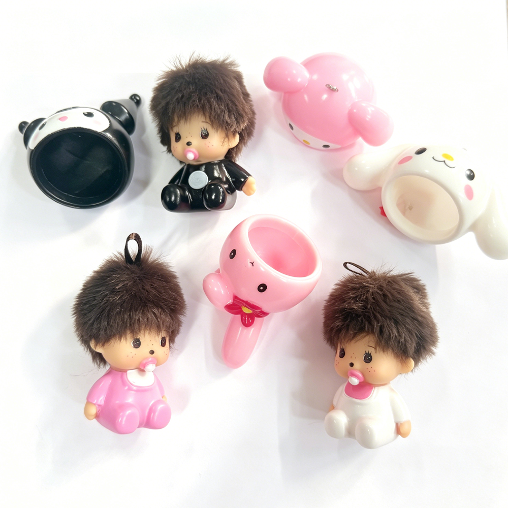 Kitty Kuromi Monchhichi Keycha - مراجعة Car Accessories Girl وسعره