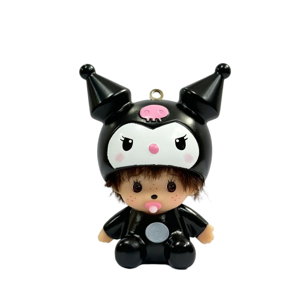 Kitty Kuromi Monchhichi Keycha - مراجعة Car Accessories Girl وسعره