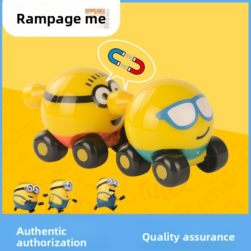 Minions cartoon cute toy train - مراجعة Car Accessories Girl وسعره