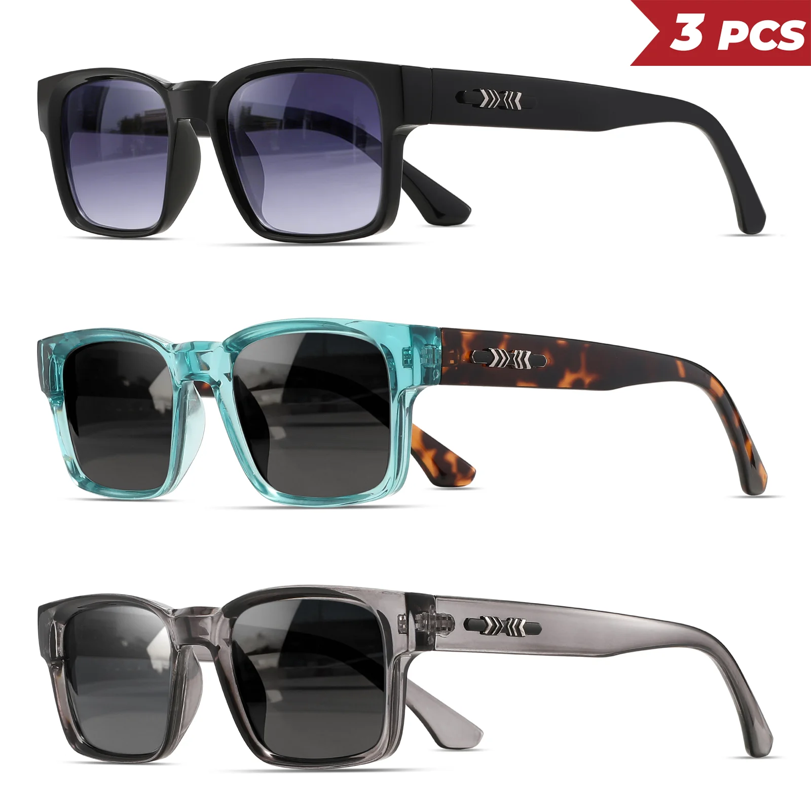 1/3PCS Oversize frame One-piec - مراجعة Car Accessories Girl وسعره