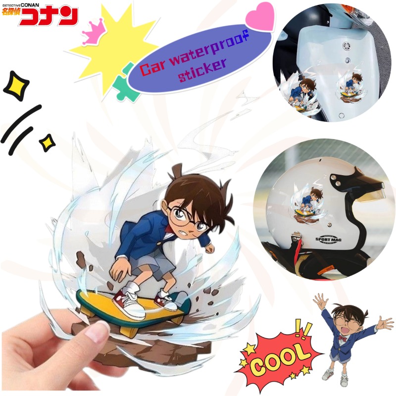 Detective Conan Cartoon Skateb - مراجعة Car Accessories Quotes وسعره