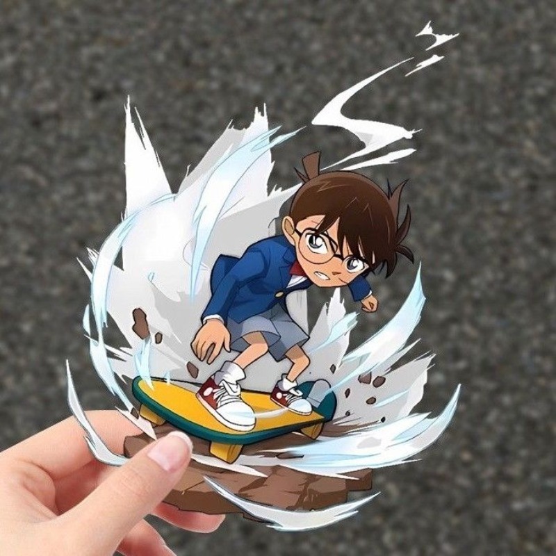 Detective Conan Cartoon Skateb - مراجعة Car Accessories Quotes وسعره