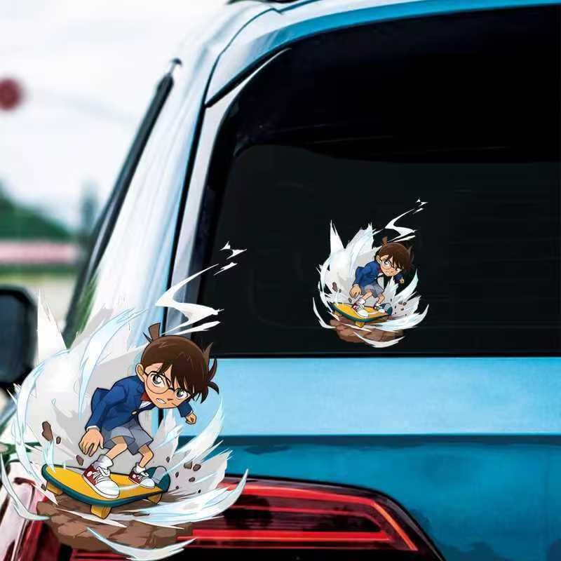 Detective Conan Cartoon Skateb - مراجعة Car Accessories Quotes وسعره