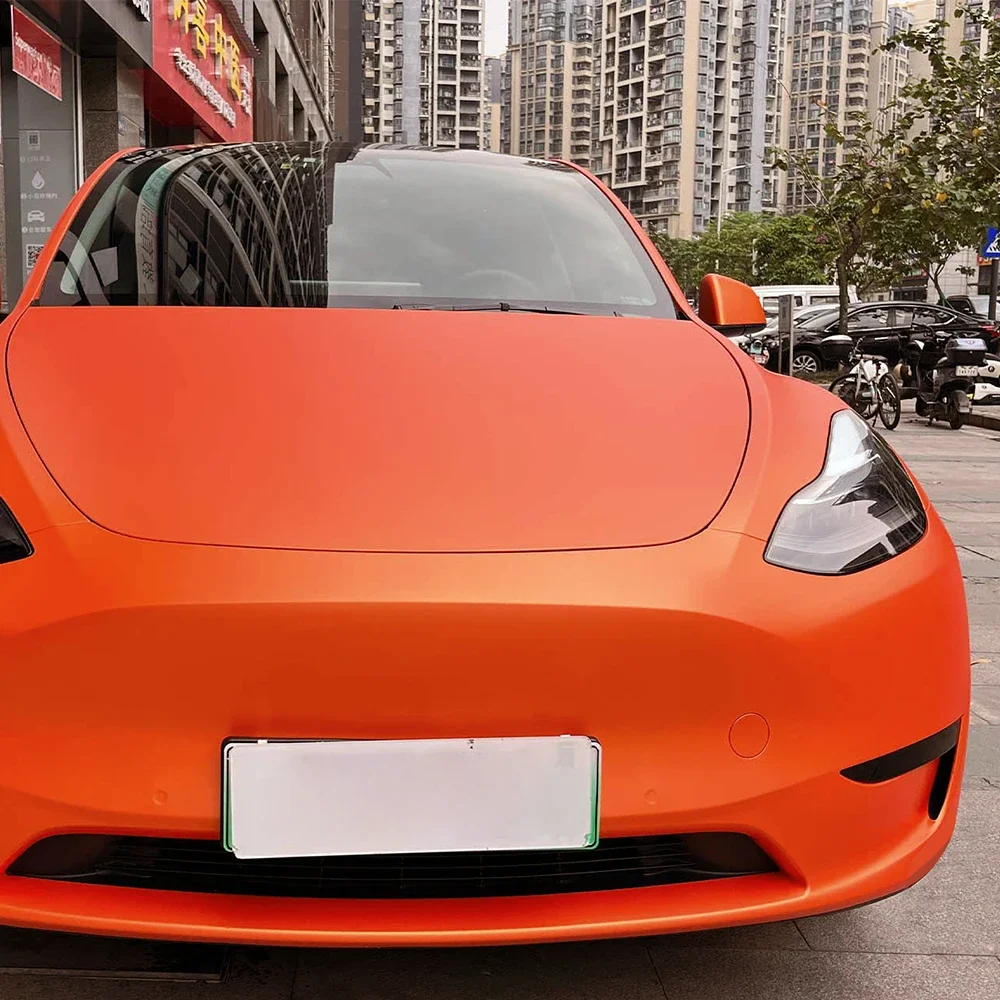 Metallic Matte Satin Ice Orang - مراجعة Car Accessories For Winter وسعره