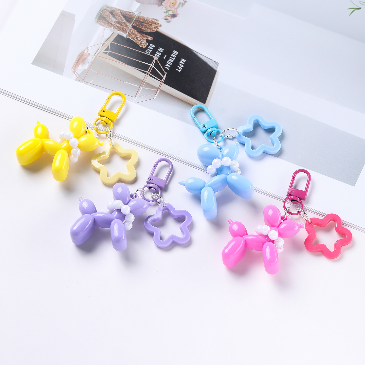 1pc Jelly Balloon Dog With Pea - مراجعة Car Accessories Girl وسعره