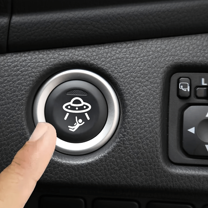Universal 2Pcs UFO Blank Butto - مراجعة Car Accessories Quotes وسعره